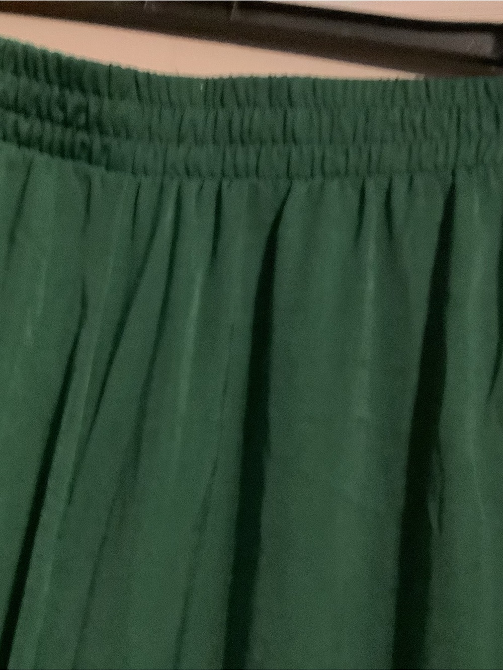 MELLODAY Forest Green Elastic-Waist Wide Leg pant